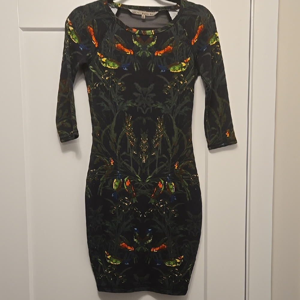 Multicolor Patterned Women's Dress